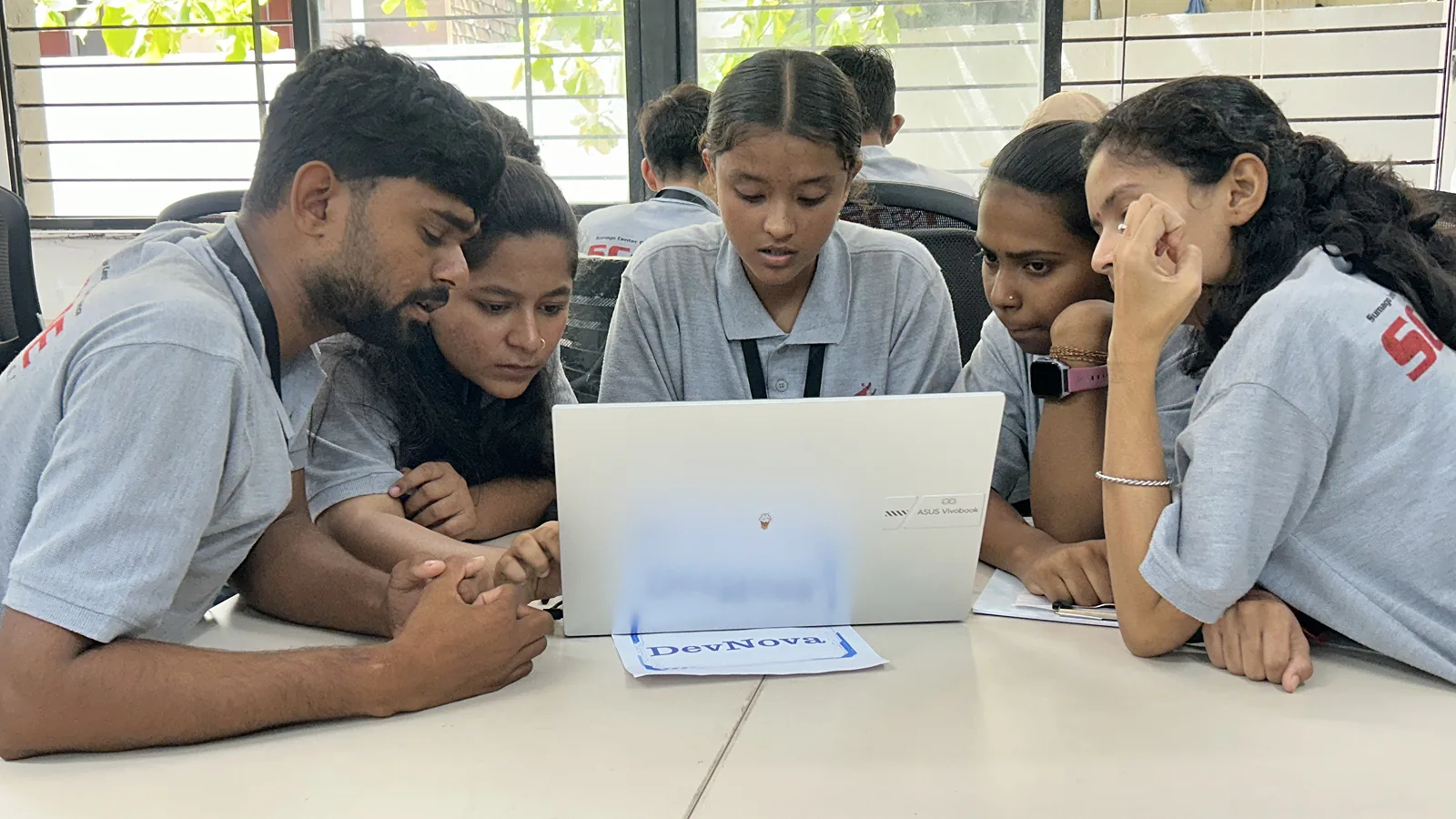 SCOPE learners on an industry project